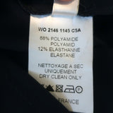 Lanvin 2011 Side-Zip Batwing Dress Navy Neoprene Size 40