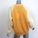 Stine Goya Colorblock Sweater Jack Sand Yellow Mohair-Blend Size Extra Large NEW