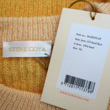 Stine Goya Colorblock Sweater Jack Sand Yellow Mohair-Blend Size Extra Large NEW