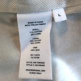 Helmut Lang Trench Coat Khaki Cotton-Linen Size Large Belted Jacket