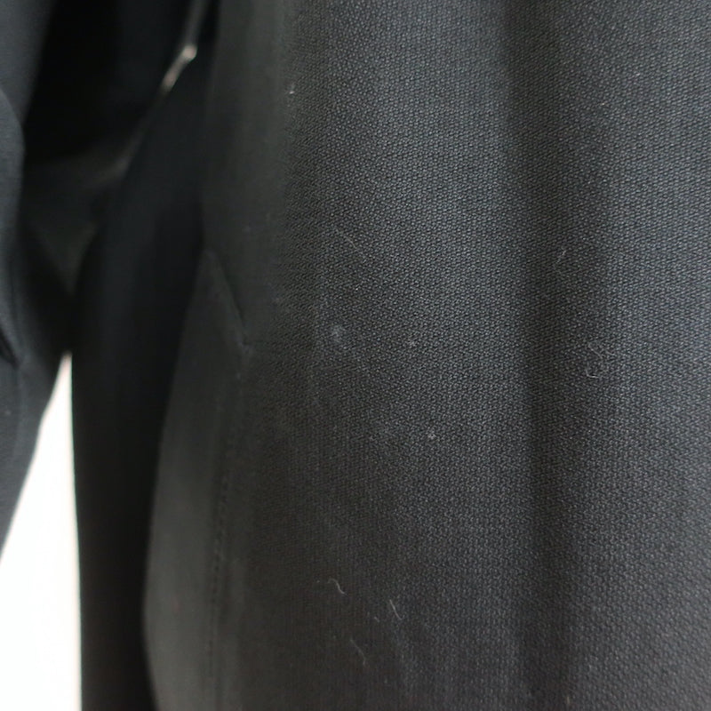 Helmut Lang Trench Coat Black Cotton Size Large Belted Jacket