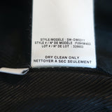 Helmut Lang Trench Coat Black Cotton Size Large Belted Jacket