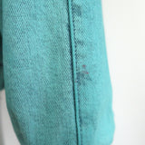 Stella McCartney Retro Denim Windbreaker Jacket Blue Ombre Size 48 NEW