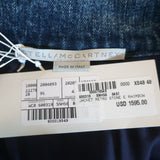 Stella McCartney Retro Denim Windbreaker Jacket Blue Ombre Size 48 NEW