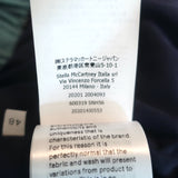 Stella McCartney Retro Denim Windbreaker Jacket Blue Ombre Size 48 NEW