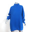 Staud x New Balance Sweatshirt Dress Blue Size Large Long Sleeve Turtleneck NEW