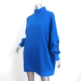 Staud x New Balance Sweatshirt Dress Blue Size Large Long Sleeve Turtleneck NEW