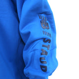 Staud x New Balance Sweatshirt Dress Blue Size Large Long Sleeve Turtleneck NEW