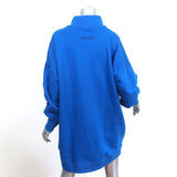 Staud x New Balance Sweatshirt Dress Blue Size Large Long Sleeve Turtleneck NEW