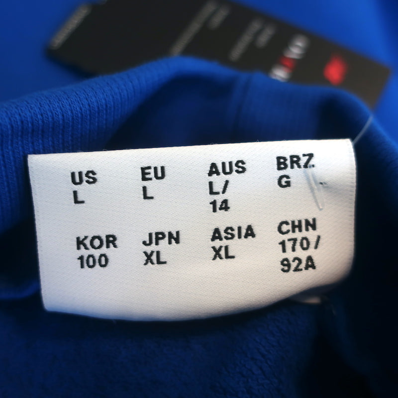 Staud x New Balance Sweatshirt Dress Blue Size Large Long Sleeve Turtleneck NEW