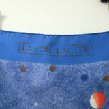 Hermes La Voie Lactee 90cm Scarf Blue Milky Way Print Silk Twill
