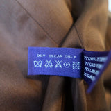 Ralph Lauren Collection Tweed Blazer Brown Checked Wool-Blend Size 12