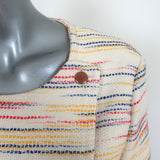 See by Chloe Tweed Jacket Cream/Multi Cotton-Blend Size 42