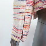 See by Chloe Tweed Jacket Cream/Multi Cotton-Blend Size 42
