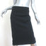 Veronica Beard Vail Pencil Skirt Black Stretch Ponte Jersey Size 12 NEW