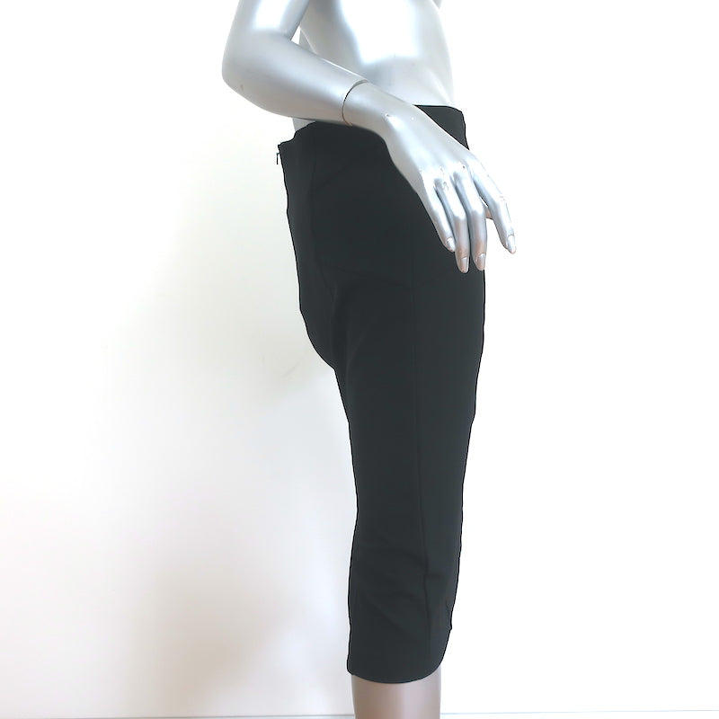 Veronica Beard Vail Pencil Skirt Black Stretch Ponte Jersey Size 12 NEW