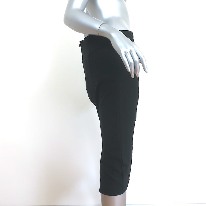 Veronica Beard Vail Pencil Skirt Black Stretch Ponte Jersey Size 12 NEW