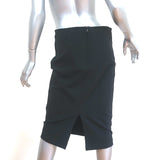 Veronica Beard Vail Pencil Skirt Black Stretch Ponte Jersey Size 12 NEW