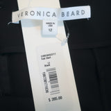Veronica Beard Vail Pencil Skirt Black Stretch Ponte Jersey Size 12 NEW