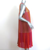 M Missoni Plisse Metallic Knit Dress Multicolor Size 48 Sleeveless Shift