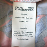 Diane von Furstenberg Julian Wrap Dress Asher Vermillion Floral Size 14 NEW