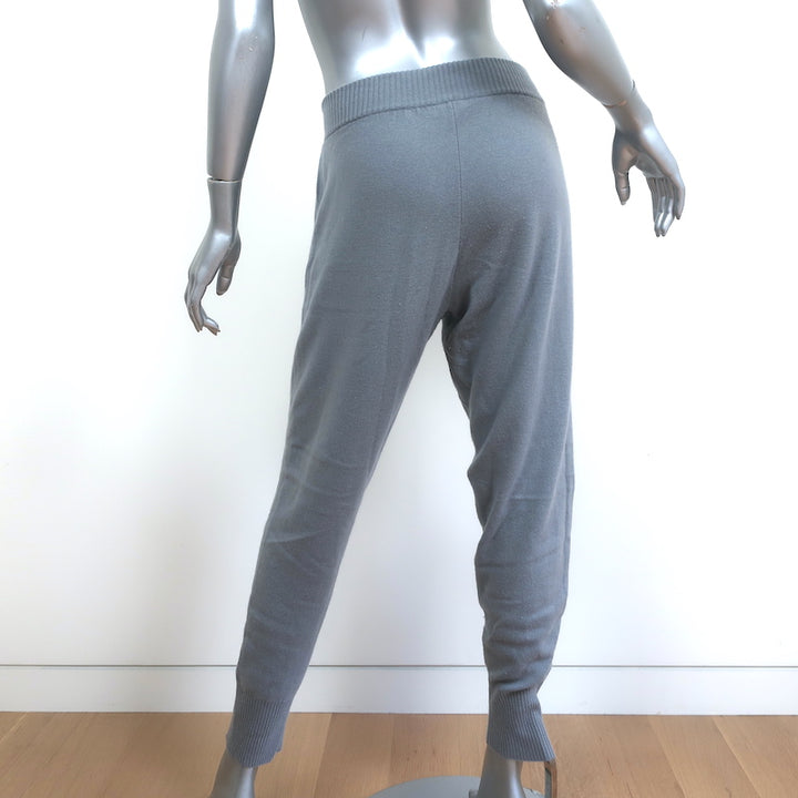Eres Sweatpants Ardent Gray Wool-Cashmere Knit Size 3