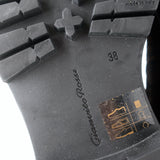 Gianvito Rossi Torrance Sock Boots Black/Bronze Lurex Knit Size 38 Ankle Boots