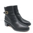 Celine Jodhpur Boots Black Leather Size 39 Mid-Heel Ankle Boots NEW