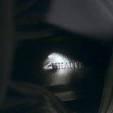 Khaite Over the Knee Boots Volos Black Stretch Leather Size 38 Kitten Heel