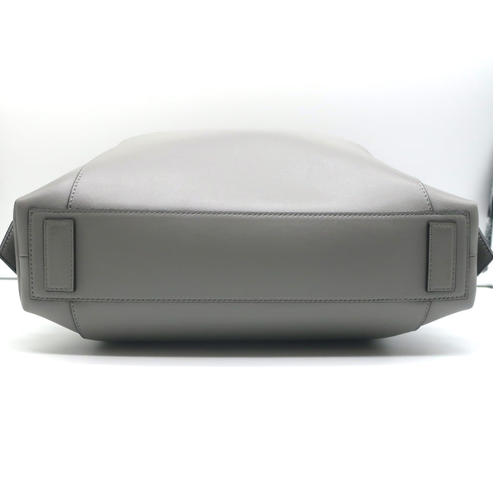 Givenchy Small Antigona Soft Bag Pearl Grey Leather Crossbody