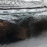 Salvatore Ferragamo Large Clutch Black Woven Patent Leather Bag