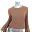 Soyer Cashmere Sweater Brown Size Medium Bell Sleeve Pullover