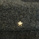 Peter Cohen Boucle Coat Very Dark Green Wool-Cotton Size Medium