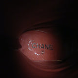 Chanel Pearl Heel Knee High Boots Bordeaux Leather Size 39
