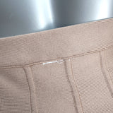 Herve Leger Sabine Flounce Bandage Skirt Dune Size Small