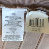 Herve Leger Chara Cap Sleeve Bandage Top Dune Size Medium