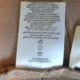 Herve Leger Chara Cap Sleeve Bandage Top Dune Size Medium