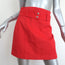 Intermix Mini Skirt Abigail Red Denim Size 4