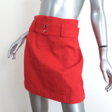 Intermix Mini Skirt Abigail Red Denim Size 4