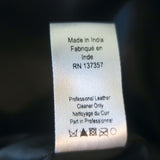 Marissa Webb Ronan Ruffled Leather Mini Skirt Black Size 2