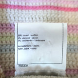 Chanel Resort 2011 Dress Cream/Multi Tweed-Trim Metallic Striped Knit Size 40