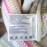 Chanel Resort 2011 Dress Cream/Multi Tweed-Trim Metallic Striped Knit Size 40