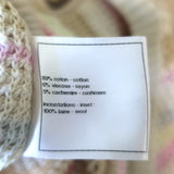 Chanel Resort 2011 Dress Cream/Multi Tweed-Trim Metallic Striped Knit Size 40