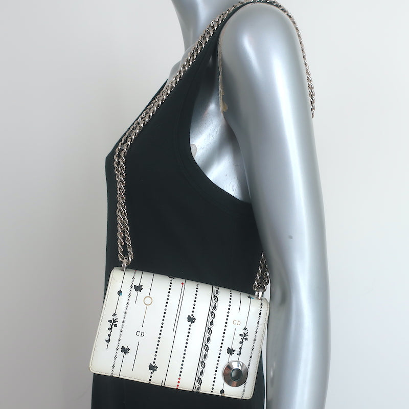 Christian Dior Diorama Flap Leather Shoulder Bag
