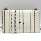 Christian Dior Mini Diorama Bag Cream Floral Print Leather Chain Strap Crossbody