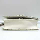 Christian Dior Mini Diorama Bag Cream Floral Print Leather Chain Strap Crossbody