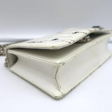 Christian Dior Mini Diorama Bag Cream Floral Print Leather Chain Strap Crossbody