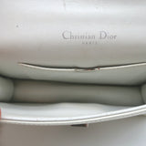 Christian Dior Mini Diorama Bag Cream Floral Print Leather Chain Strap Crossbody