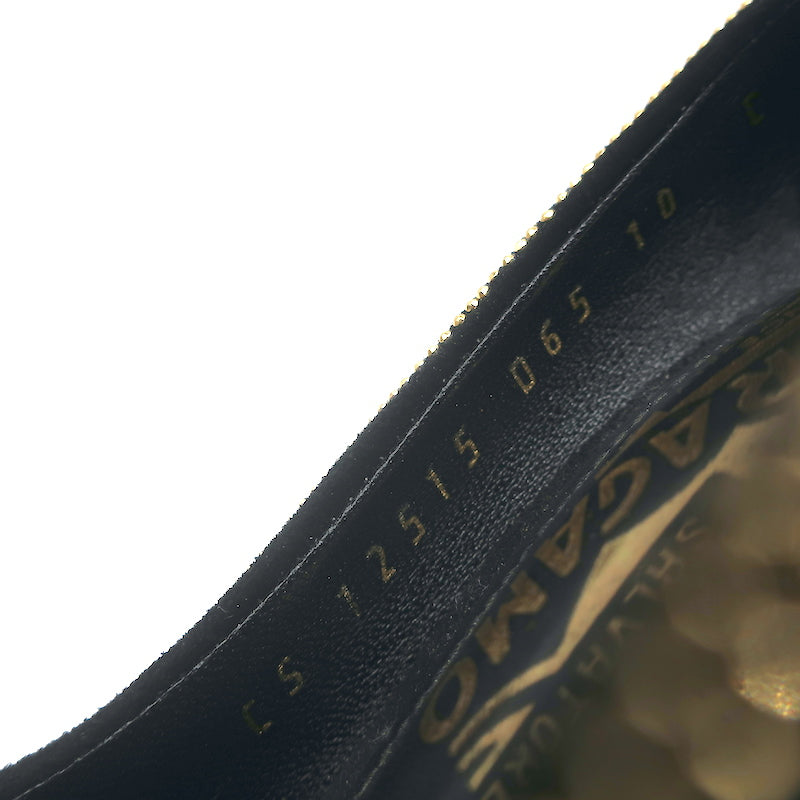 Salvatore Ferragamo Fiore Mosaic Beaded Pumps Size 10 Pointed Toe Heels