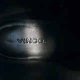 Vince Cooper Lace-Up Ankle Boots Black Leather Size 8